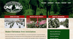 Desktop Screenshot of mainechristmastree.com